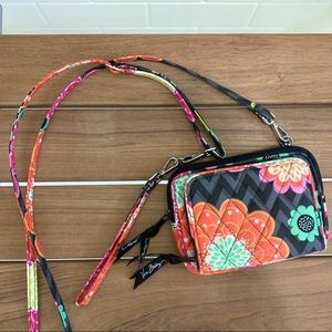 Vera Bradley Wristlet/Crossbody | Ziggy Zinnia